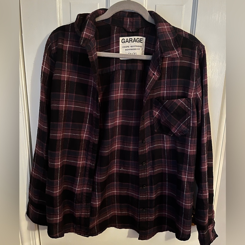 Garage Boyfriend Cut flannel